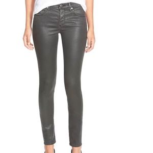 AG Adriano Goldschmied ‘The Legging’ Coated Ankle